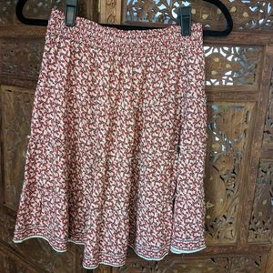 Max Studio Women's Rayon Casual Short Tiered Skirt